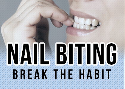 Salt Lake City dentists, Dr. Brickey at Natural Smiles Dentistry share why nail biting is bad for your oral and overall health, and gives tips on how to break the habit!